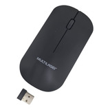  Multilaser  Mo307  Preto  Mouse Sem Fio 2.4 Ghz 1200 Dpi Preto Usb Power Save Box Mo307