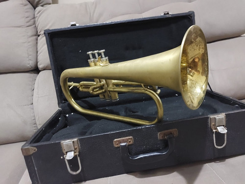 Flugelhorn Prince Custom Sib ( Desplacado E Escovado)