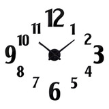 Exclusivo Reloj De Pared 3d Gigante En Madera Autoadhesivos 