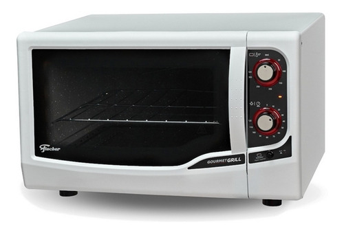 Forno De Bancada Elétrico Fischer Gourmet Grill 9741-79180 44l Branco 220v