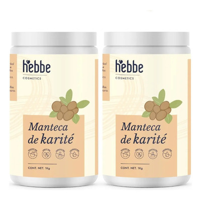 Manteca De Karite Pura Orgánica Natural Shea Butter humectante facial corporal y capilar 2 kg | Meses sin interés