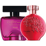 Perfume Colonia Coffee Woman Seduction + Floratta Red
