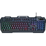 Teclado Gamer Fortrek Crusader Rgb Preto