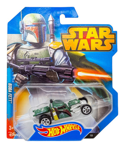 Boba Fett 1a Edición Star Wars Hot Wheels Character Cars