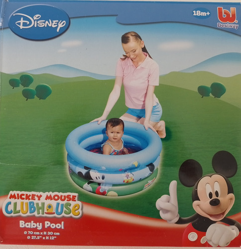 Pileta Inflable 3 Anillos Mickey Bestway