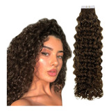 Extensiones 20 Pz Cabello Chino 20 Pulgadas Castañas Ondulad