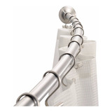 Tubo Para Cortina De Baño Interdesign Acero Inoxidable