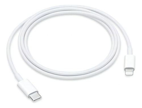 Cable Compatible Para iPhone/iPad Usb-c A Lightning 1 Metro Color Blanco