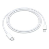 Cable Compatible Para iPhone/iPad Usb-c A Lightning 1 Metro Color Blanco