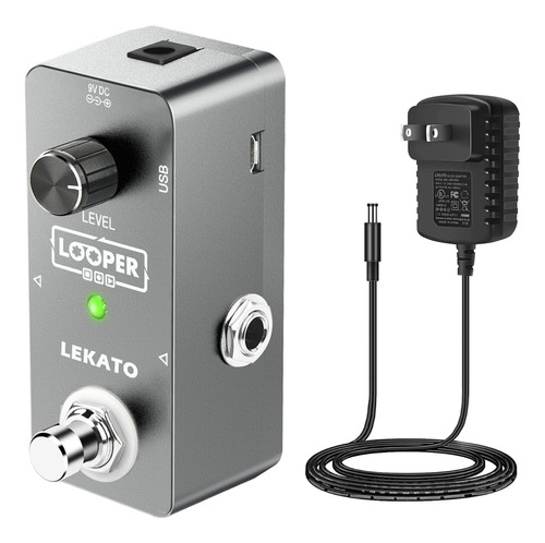 Lekato Pedal De Efecto Looper Para Guitarra Pedal De Bucle S