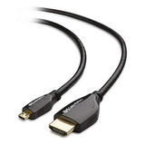 Cable Hdmi Micro De 10 Pies, Alta Velocidad (4k)