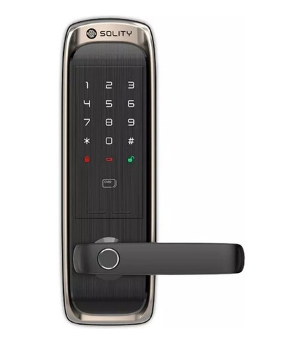 Cerradura Biometrica Solity Gm 600 Huella Codigo Tarjeta App