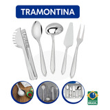 Jogo De Utensílios Cozinha Inox 5 Peças Tramontina Conjunto