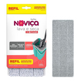 Refil Mop Lava E Seca Noviça Tecido Microfibra Limpeza Chão