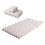 Emoor Colchon De Futon Japones De Triple Pliegue Machi Con P