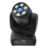 Moving Head 2em1 Spot 60w Prisma 3 Faces + Wash 6 Leds 12w