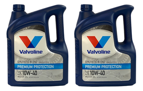 Aceite Valvoline Premium Protection 10w40 4l Semisint  2 Uni