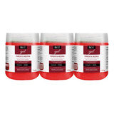 Kit Gel Pimenta Negra 750g Biosoft 3 Unidades