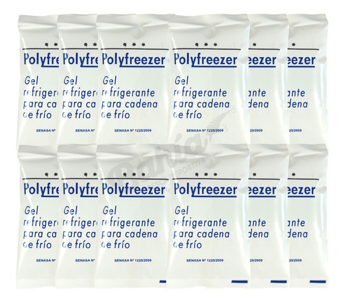 Gel Refrigerante Sachet Polyfreezer 150 Gr X 12 Unidades