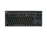 Teclado Sem Fio Logitech G Pro X Tkl Rgb Preto - 920-012127