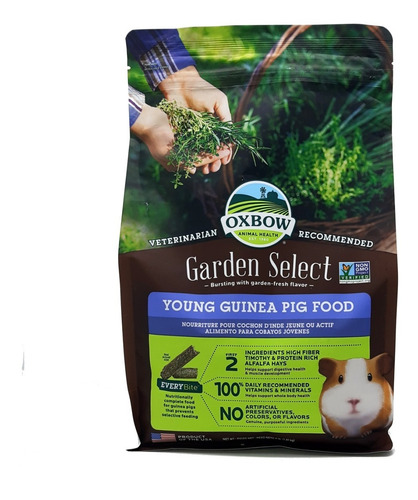 Alimento Para Cuyo Joven Garden Select 1.81 Kg Oxbow A1