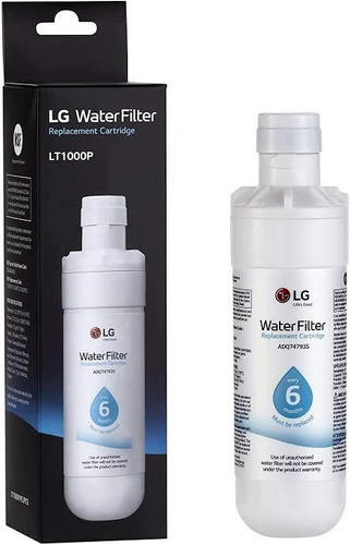 Filtro De Agua LG Para Refrigerador Lt1000p, Adq74793501