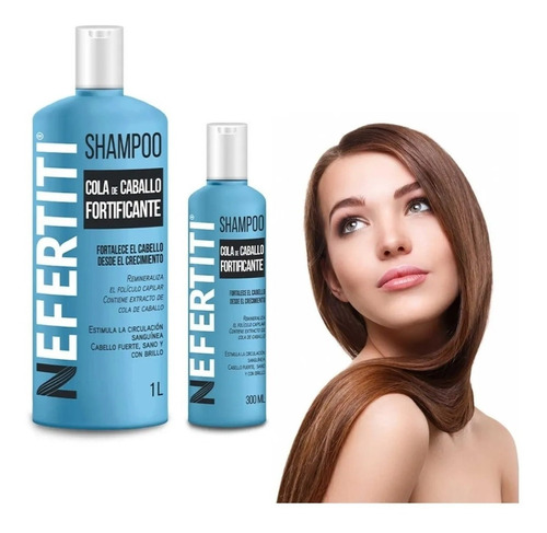 Shampoo Cola De Caballo Fortificante Crecimiento Nefertiti 1