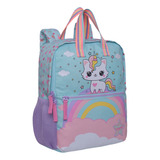 Mochila Fashion Infantil Pepa Gaticornio Menta Head