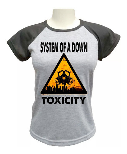 Camiseta Babylook System Of A Down Toxicity