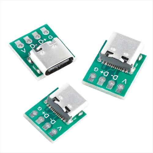 Conector Usb Tipo C 3.1, Transferencia Datos, 16 Pin, 3 Pcs