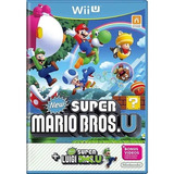 New Super Mario Bros + Luigi Bros - Midia Fisica Wii U Usado