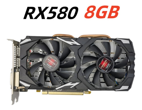 Tarjeta Gráfica Rx580, 8 Gb, Ddr5, 256 Bits, Tarjeta Gráfica