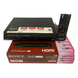 Dvd Player Cd Sony Dvp-sr260p Usb Hdm Av Rca 110/220 V Preto