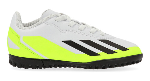 Botines Fútbol adidas X Crazyfast.4 Para Niños En Blanco Y N