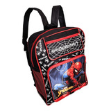 Mochila Homem Aranha Infantil Grande Escolar Cor Estampa Azul Escuro