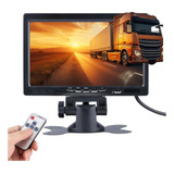 Tela Lcd 7 Polegadas Portátil 7002 Monitor Veicular Digital