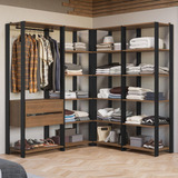 Guarda-roupa Closet Modulado Valencia 337cm Madesa 05 Rp