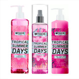 Kit Tropical Summer Days Body, Crema Y Jabón Líquido