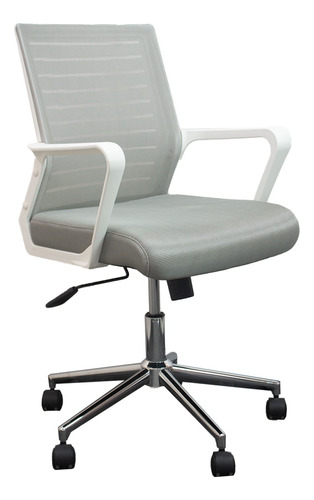 Silla Blanca Semi Ejecutiva Oficina Reclinable Basica