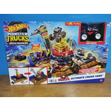 Pista Espectáculo Monster Truck Monster Jam Hot Wheels 