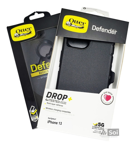 Ceramico Mate+estuche Otter Box Defender+camara Para iPhone 