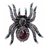 Szxc Joyas Cristal De Mujer Anillos De Estiramiento De Araña