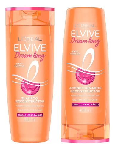 Shampoo Y Acondicionador Elvive Dream Long X 400ml