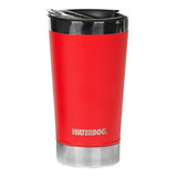 Vaso Térmico Cervecero Beer Waterdog Acero Inoxidable 500 Cc Color Rojo Beer500