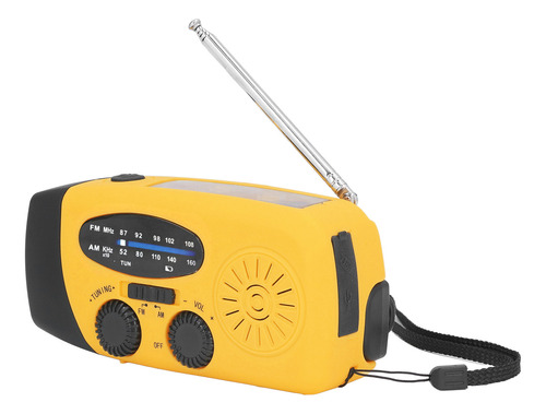 Radio Solar De Manivela Radio De Emergencia Multifuncional L