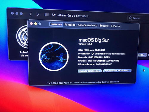 iMac 21.5 Mid 2014 A1418