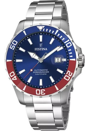 Reloj Festina F20531/5 Automático Cristal Zafiro Diver