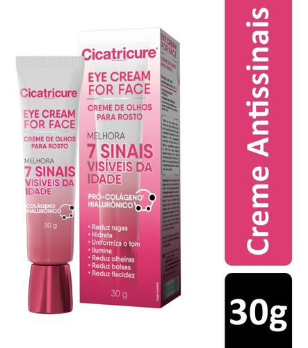 Creme Para Olhos E Rosto Cicatricure Eye Cream For Face 30g