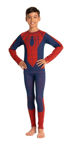 Calza Deportiva Niño Primera Capa Microfibra Spider Man Top