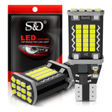 2 Focos Led Pellizco T15 Reverso W16w Canbus 48smd 2016